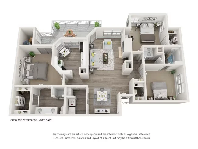 Lantana - Updated R1412 floor plan